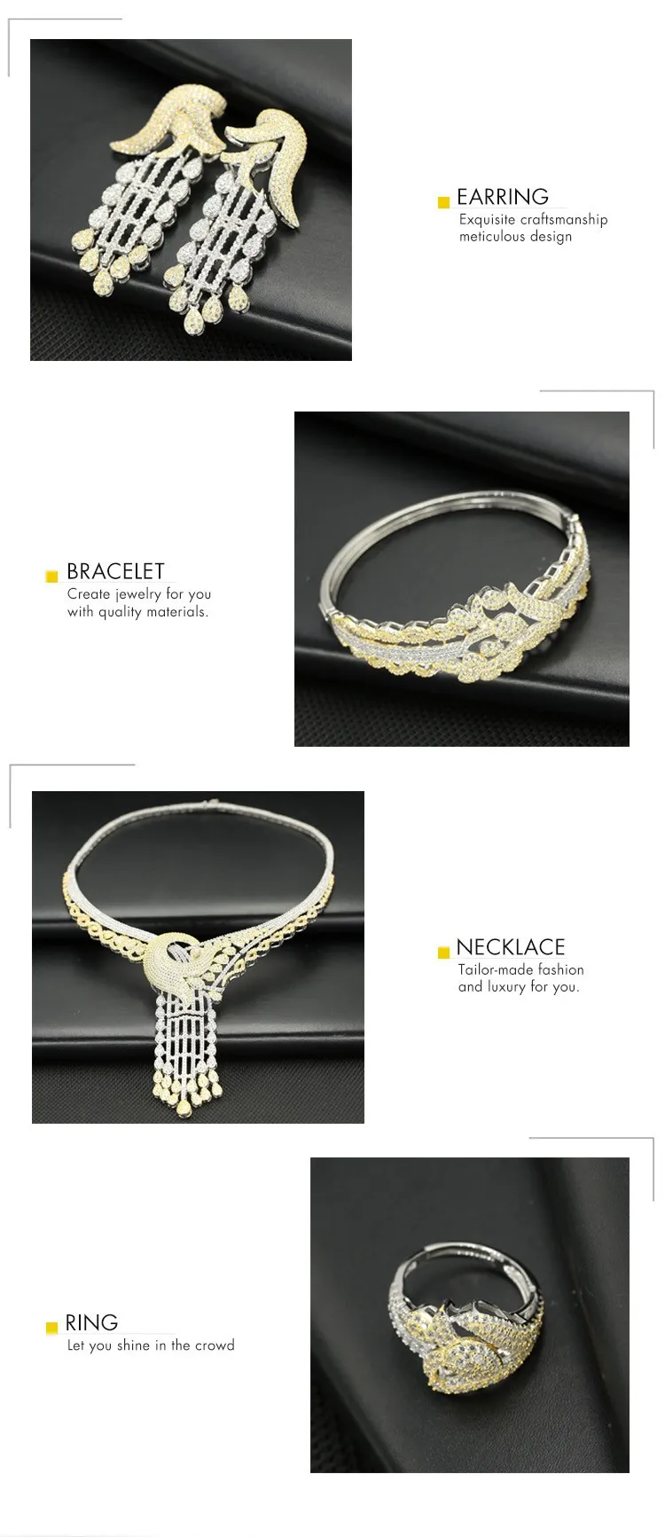 Low Price Wholesale Dubai's Style For Women Sliver 925 Sterling Silver 