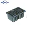 IB-697 Plastic 110V AC Double Socket adapter socket desktop power socket