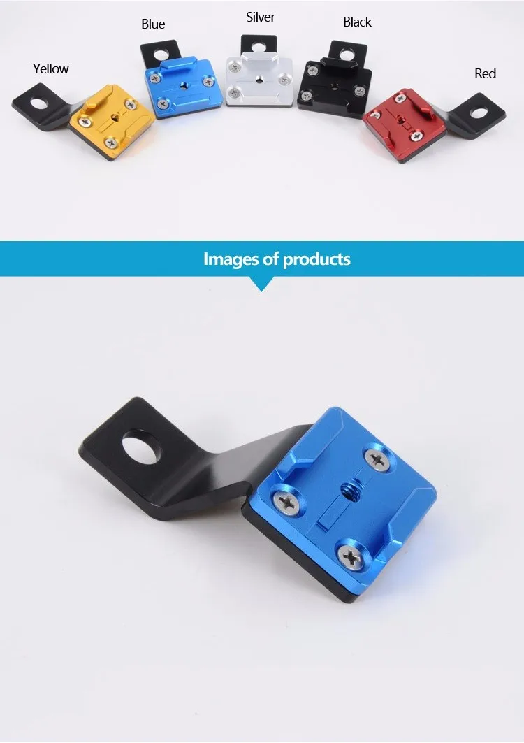 New Products 2016 CNC Aluminium Alloy Mount Motorcycle Handlebar Gopros Action Camera Bike Mount Holder For Electric Bike