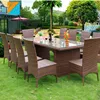 Wholesale patio garden rattan outdoor furniture dining table and chair set