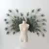 Small Angel Peacock Feather Wing For Crafts