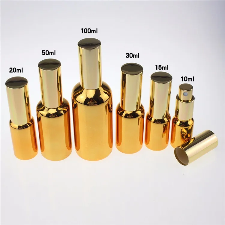 PGH21 Gold Glass Bottle with Perfume pump (3)