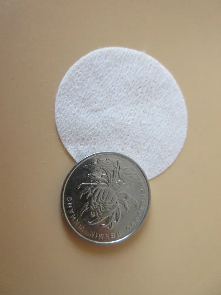 Round Cosmetic Cotton Pads For Nail Oil Removal/disposable Nonmove Nail