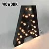 letter sign channel lights for store window decoration
