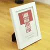 Good faith solid wood frame hanging wall poster creative white small frame