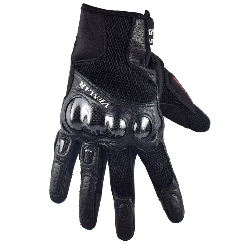 Vemar Carbon Fiber Motocross Gloves Summer Motorcycle Gloves Protection