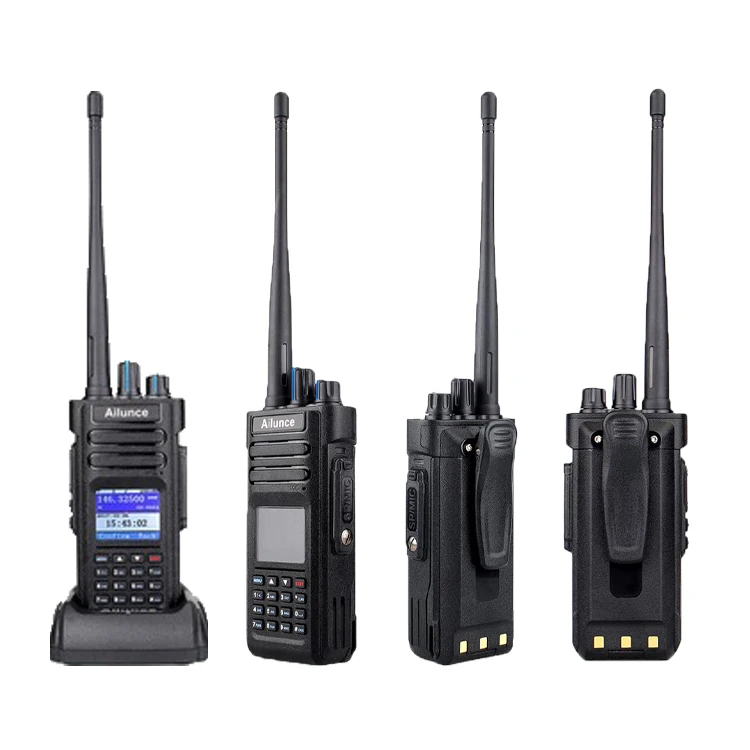 Ip67 Dual Band Digital Encrypted Walkie Talkie Dmr 10w Long Talk