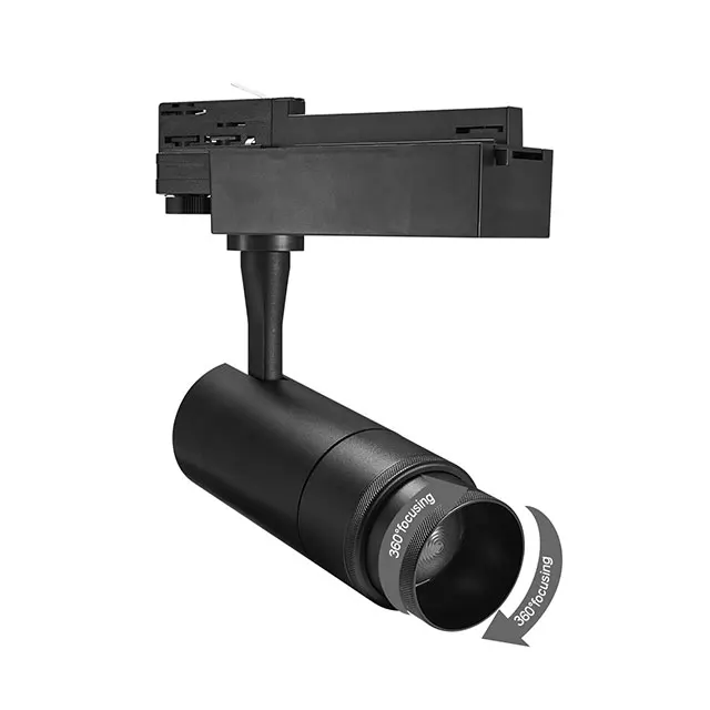 ETL CE Approved 3000lm 2700K 95Ra SDCM<3 Adjustable Beam Angle Museum LED Track Light 30W