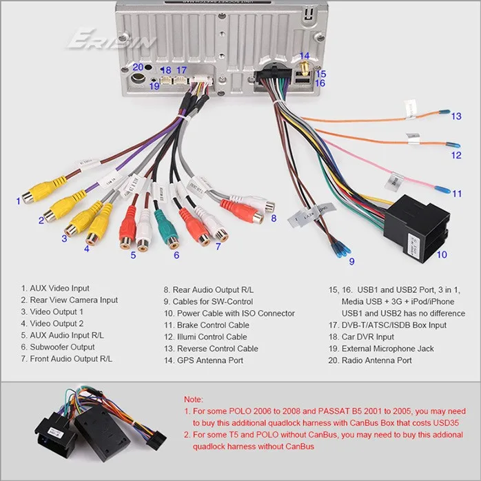 car stereo with subwoofer output