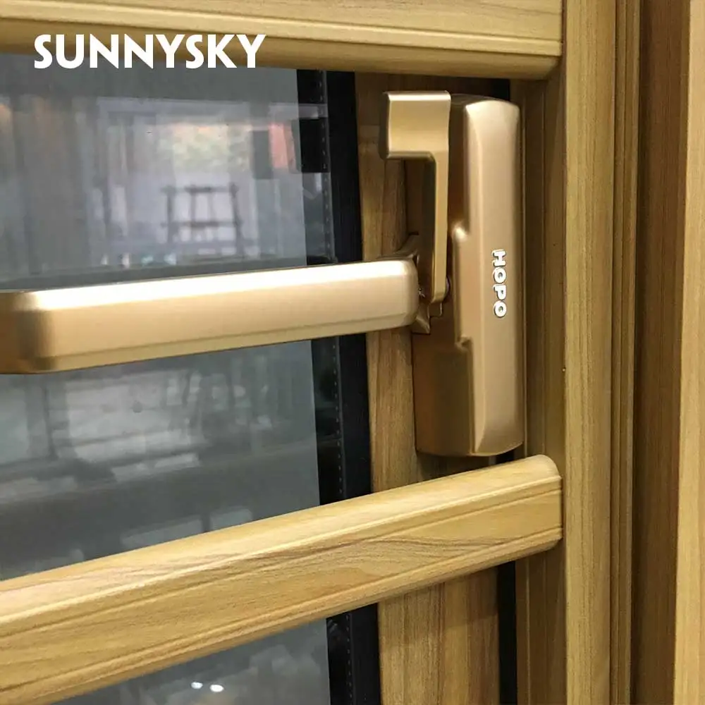 Luxury Australia standard french aluminum casement swing window