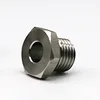 Factory custom aluminum brass hex reducer threaded bushing for industria