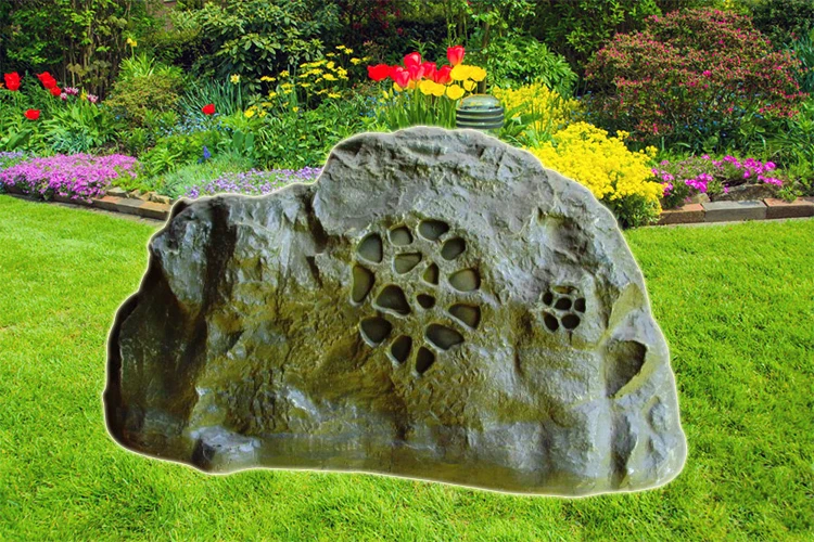 Two Way Waterproof Garden Stone Speaker Outdoor Rock Speaker For Background Music,Paging - Buy 