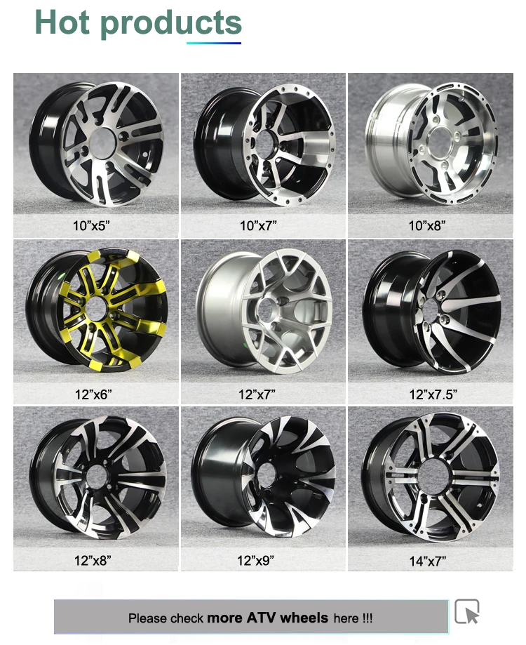 Chinese Atv Wheels Aluminum Alloy Atv Alloy Wheel 10 Inch,Atv Rims 10