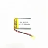 High performance 652535 500mAh li-polymer battery for remote device