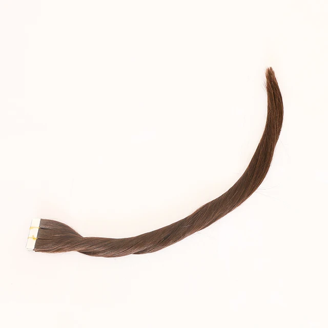 Brazilian straight human hair tape in human hair extentions