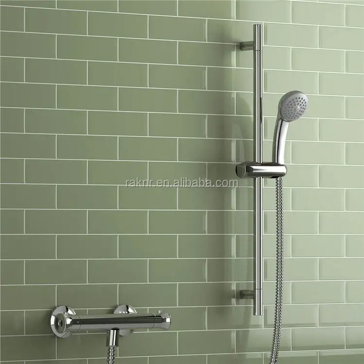 Chrome Thermostatic Mixer Bar Shower Valve Ceramic Cartridge Bathroom Outlet Tap