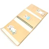 China factory wholesale cat pattern memo notes for school/office/gift set