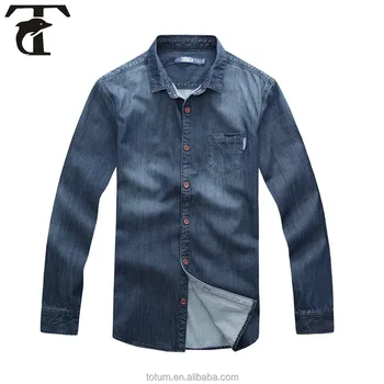 camisas en jean para hombre