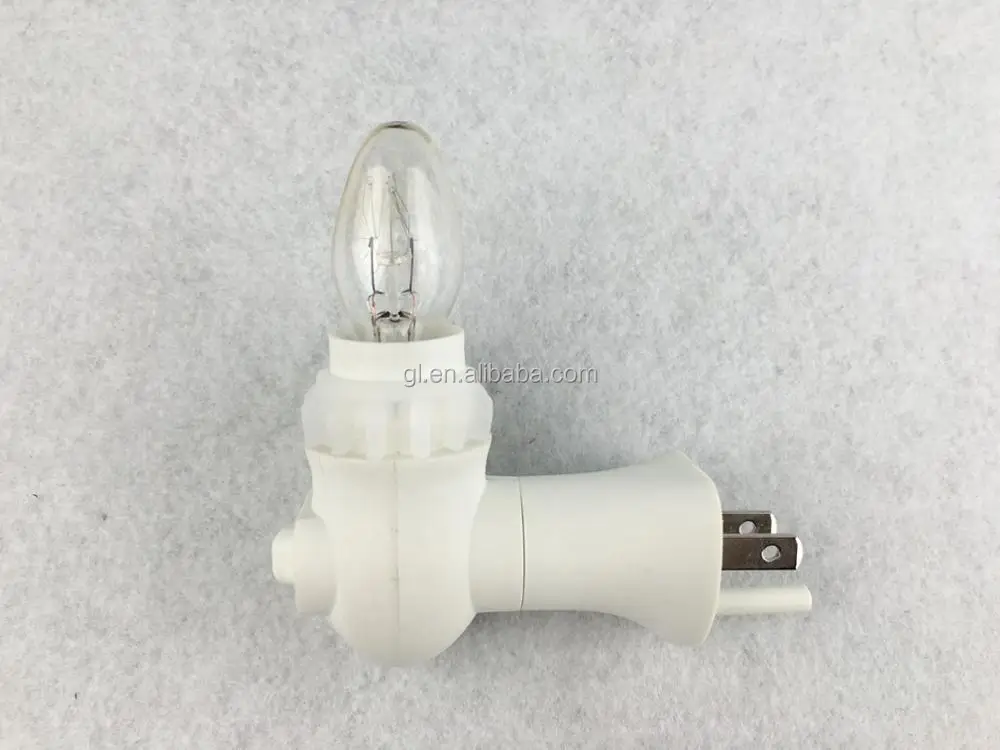 ETL  USA lamp socket holder electronic e12 plug socket night light socket for Himalayan salt lamp