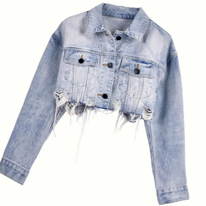 Wholesale jeans coat design - Online Buy Best jeans coat design from ...