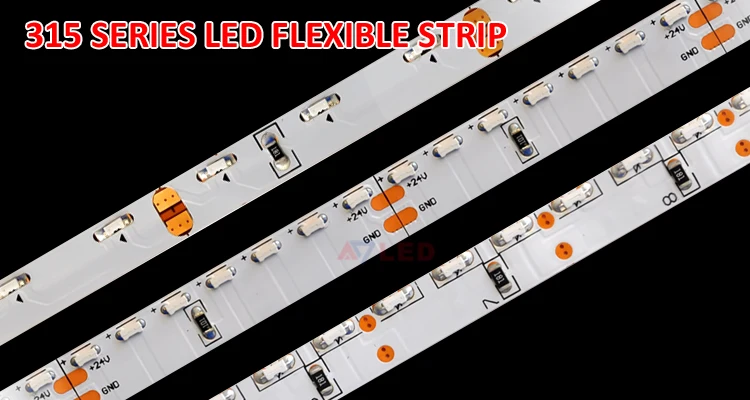 HIgh brightness side view 120leds led light strip SMD315 for movie poster light box