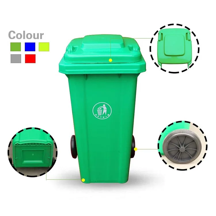 Outdoor Plastic 240 Liter Waste Bin For Sale Factory Price - Buy 240l ...