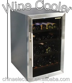 Glass Door Mini Fridge Countertop Cooler Beverage Cooler Wine