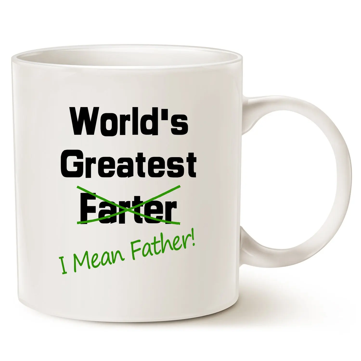 Buy Funny Dad Coffee Mug Fathers Day Gifts Worlds Greatest Farter I Mean Father Best Office And Home Gifts For Dad Father Grandpa Porcelain Cup White 14 Oz In Cheap