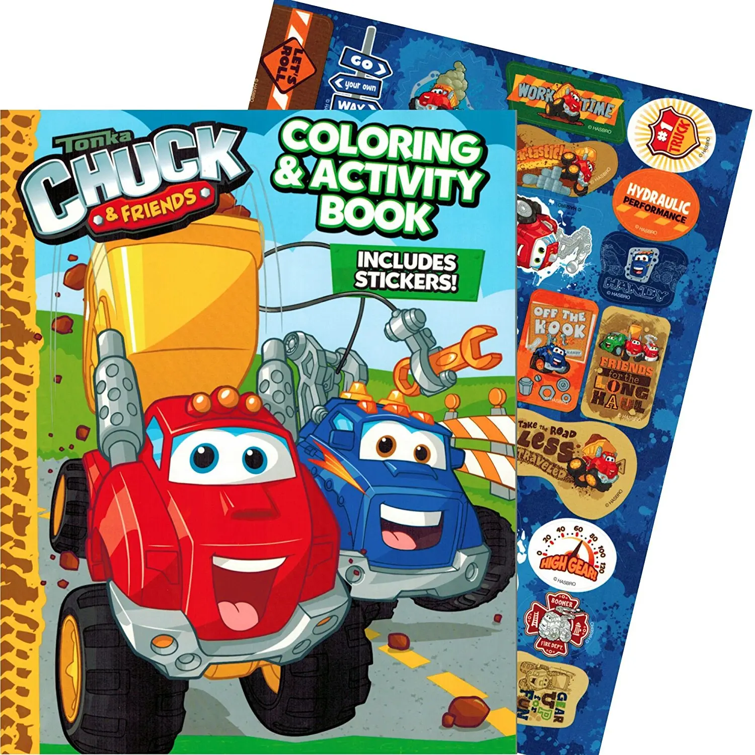 Buy Tonka Chuck Friends Jumbo Coloring Activity Book Chuck Haulin 