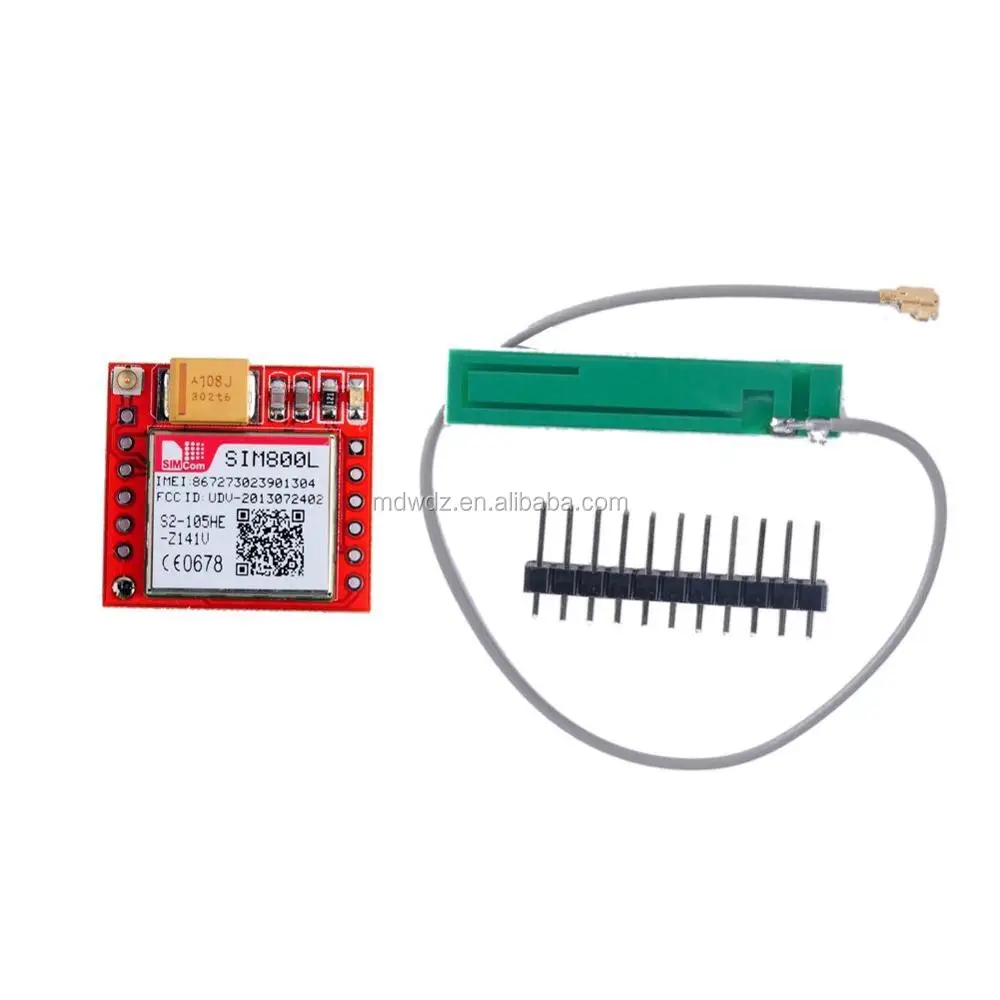Sim800l Gprs Gsm Module Microsim Card Core Board Quadband Ttl Serial