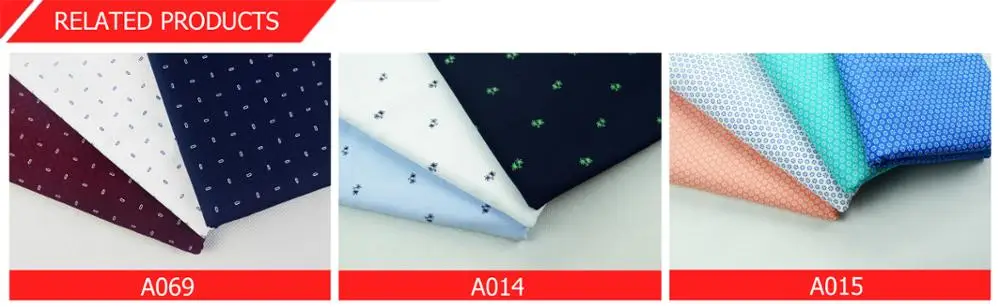 Branded Guangzhou twill oxford textile men's shirt shirting printed printing 100 cotton woven fabric