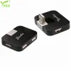 Custom Logo USB2.0 Multi USB Splitter Foldable Square Mini 4 USB Hub