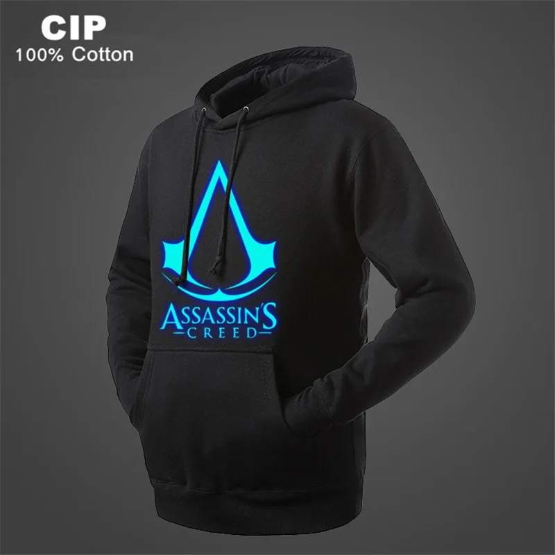 assassin's creed glowing hoodie