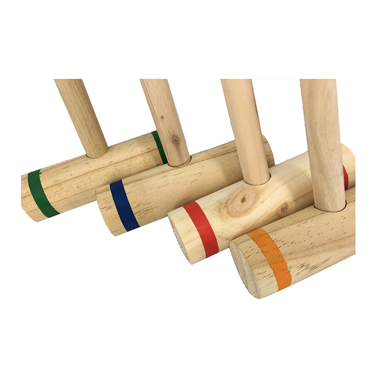 Wholesale Professional Outdoor Ball Games Wooden Croquet Set With
