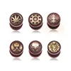 High Quality Stainless Steel Screw Pole Wooden Studs Super Hot Wood Screw Back Stud Earrings