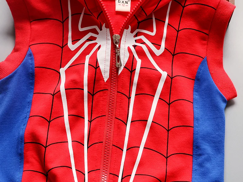 Autumn Boys Clothing Sets Kids Coat jacket+T Shirt+Pants 3 Pcs Children Sport Suits Baby Boys Spider Man Clothes Set