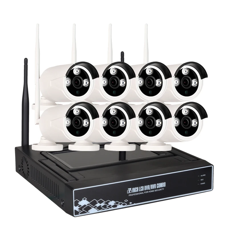 All-in-one 8 Ch True Hd Outdoor Home Security Wireless Video ...