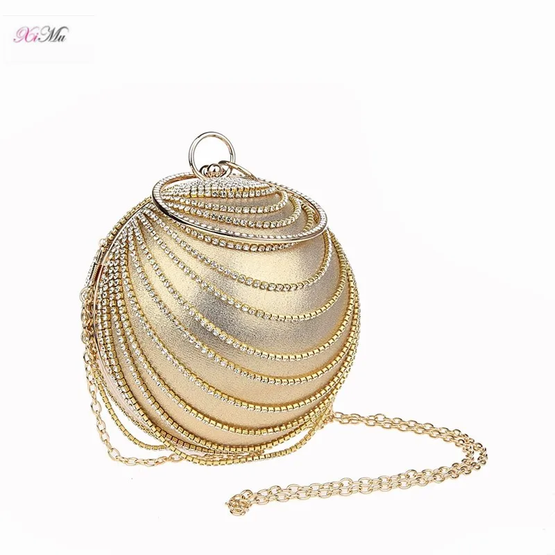 gold sphere purse