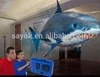 Guangzhou remote control inflatable flying fish,helium rc flying shark toys