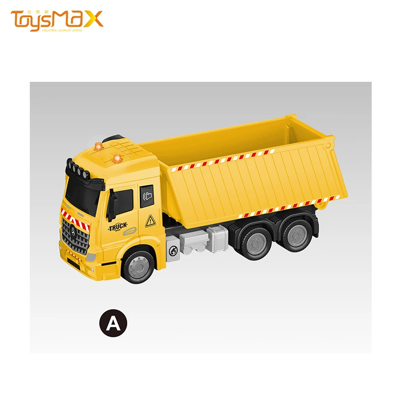 1:46 Scale 2019 New Europe Style Popular Pull Back Alloy Engineering Truck Toys Battery operated Die Cast Model Truck