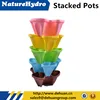 3-layer Commercial Hydroponics Stack Flower Pot