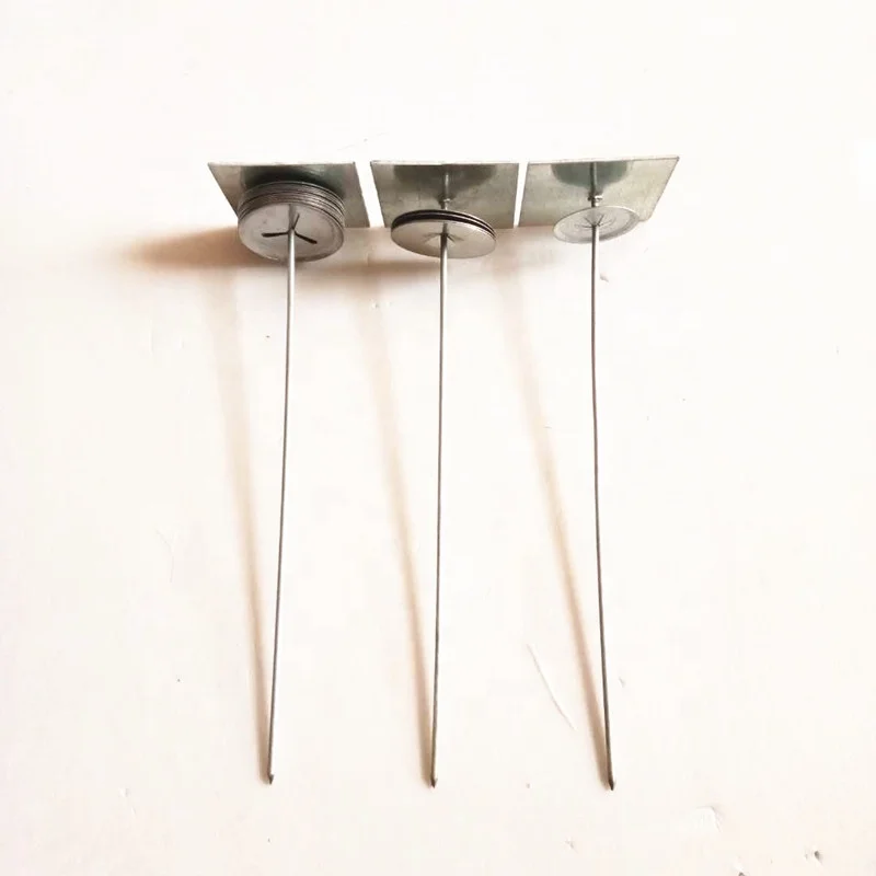 210mm Length Galvanized Steel Self Stick Insulation Hangers For Fixing