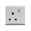 15Amp Single home Switch Socket 240V South Africa plug socket outlet