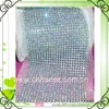 wholesale fabric rhinestone mesh ss19 ,24rows blue AB