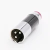 Audio cable Carbon Fiber Silver plated XLR Patch Balanced Male to Female plugs Connector
