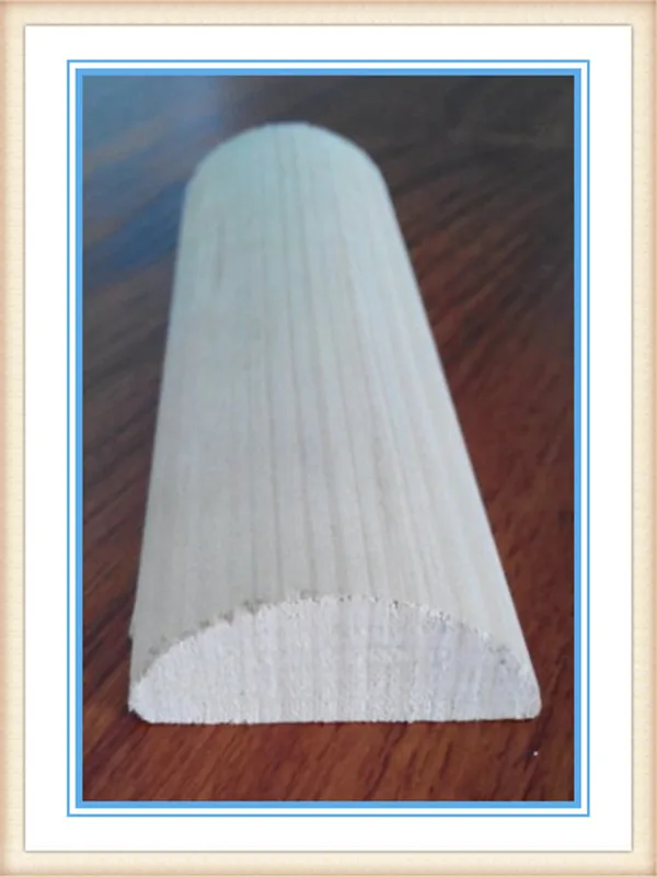 fancy wood mouldings/exterior door jamb/1/2 half moon wood moulding