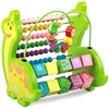 2020Factory price wholesale kids learning counting eco-friendly wooden round bead multifunctional computing rack
