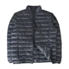 J0131 Wholesale Latest Design Nylon Bubble Puffer Jacket Clothes Soft Shell Light Goose Down Jacket For Men