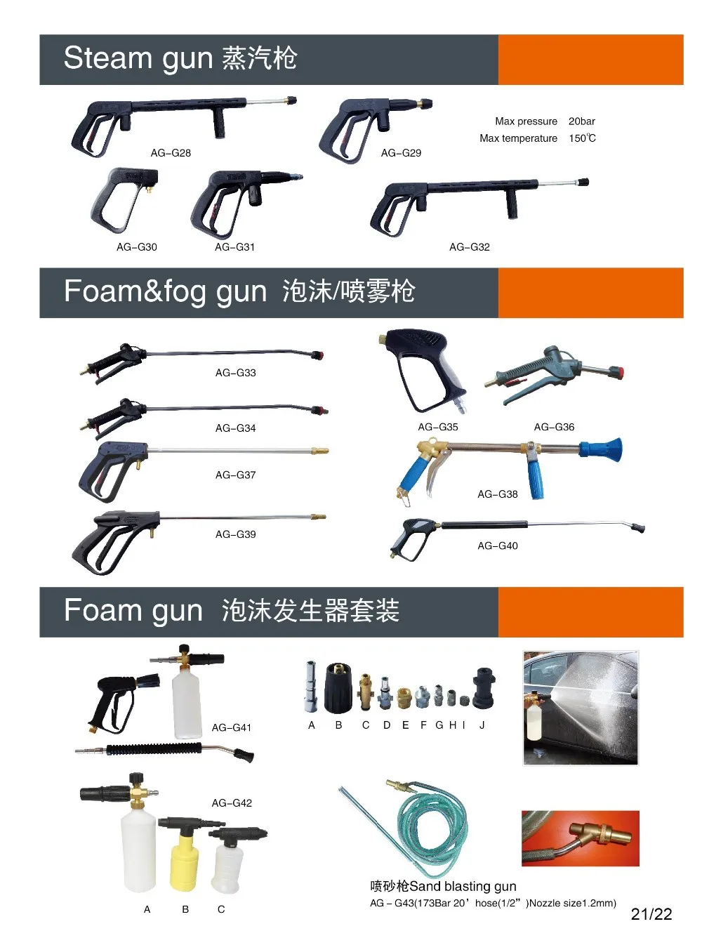 Hot Water Big Flow Spray Gun For High Pressure Washer Buy Hot Water