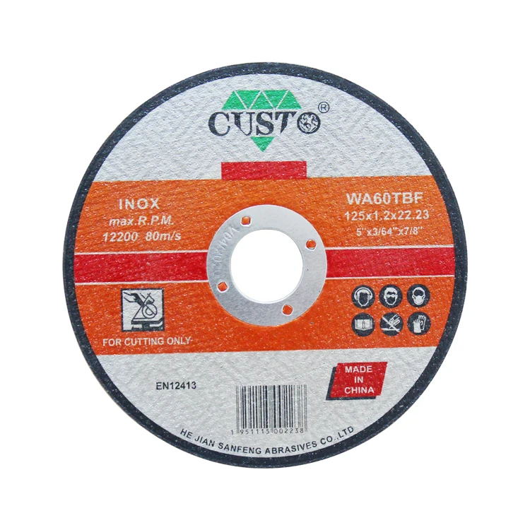 China Supplier Mpa Certification Thin 125mm Abrasive Disc Cutter Buy